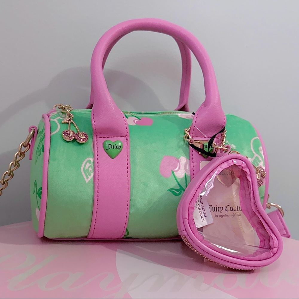 Juicy Couture Cherry Gelato Barrel Bag